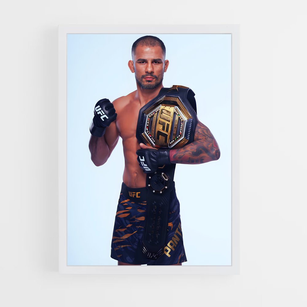 Poster pantoja force – affiche MMA (vue 3)